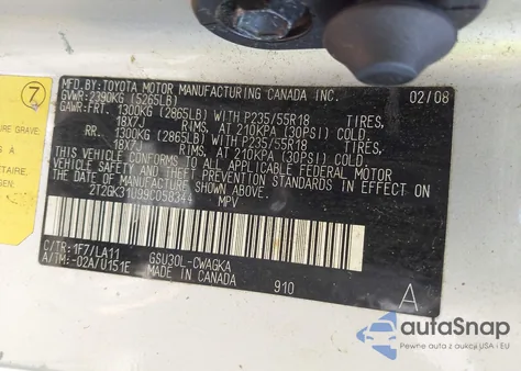 2009 Lexus Rx 350 из США, поврежденный, VIN 2T2GK31U99C058344